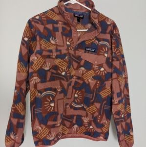 Patagonia canyon block Synchilla / big sisu brown